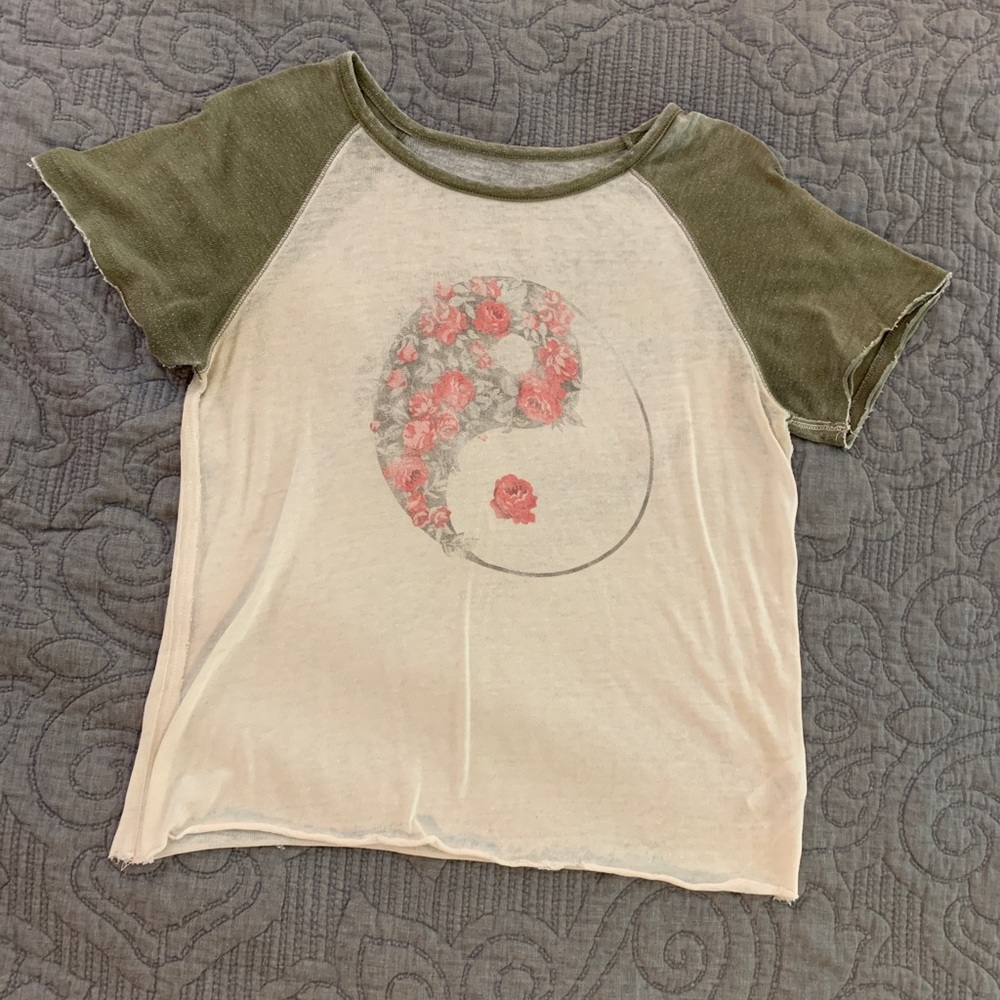 Bohemian Sage Green Aeropostale T-Shirt